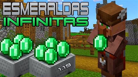 Como Tener Esmeraldas Infinitas En Minecraft Bedrock Youtube