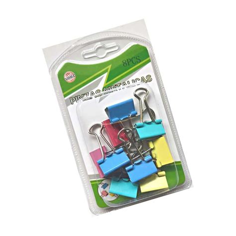 Clips Met Licos Colores Set De Unidades