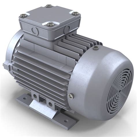 Electric Motor 3d Model 01