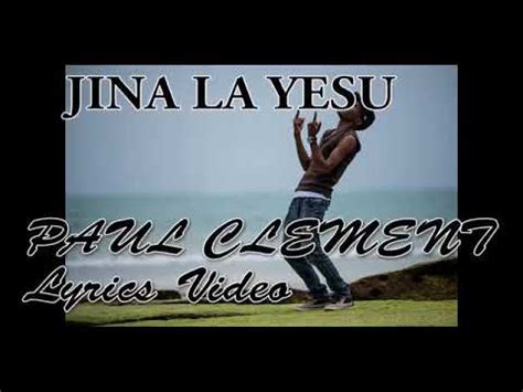 Jina La Yesu Lyrics Youtube