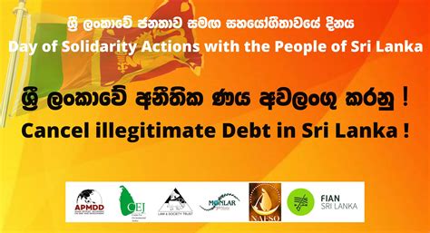 Sri Lankas Illegitimate Debt And Why We Demand Debt Cancellation