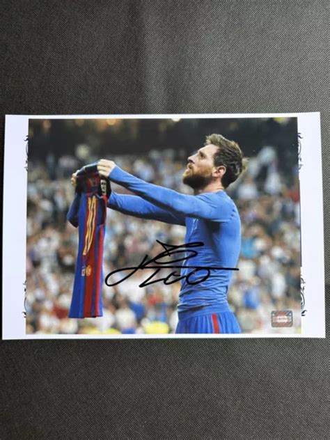 Lionel Messi Fc Barcelona Hand Signed Photo Autograph 8x10 Original Coa Eur 900 Picclick It