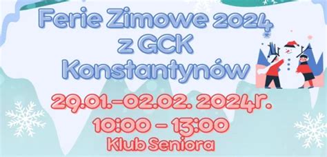 Kino Sferyczne W Programie Ferii Zimowych W Konstantynowie Zaproszenie