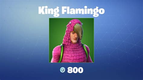 King Flamingo Fortnite Outfit Skin Youtube