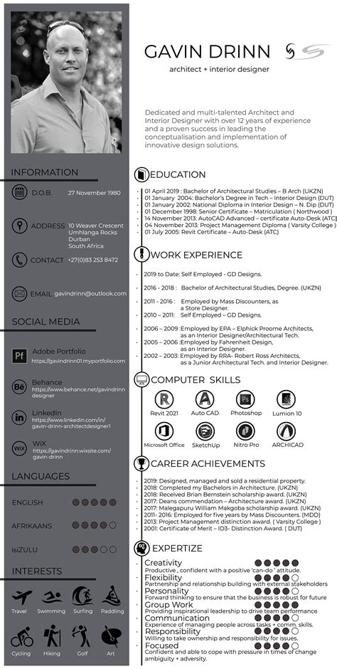 Resume On Behance