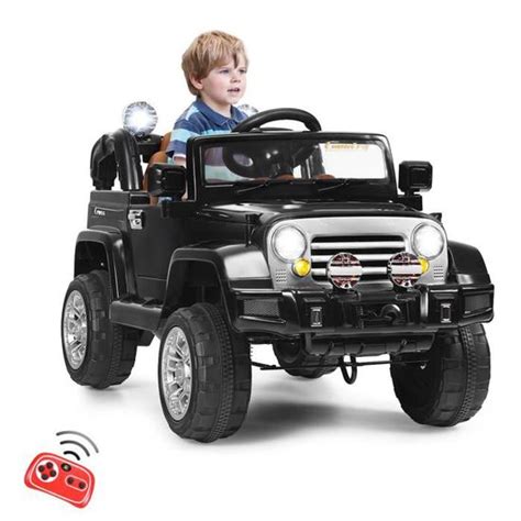 Dreamade Voiture Lectrique Jeep Lectrique Pour Enfant Avec