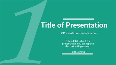 Flat Design Templates Powerpoint Title Slide