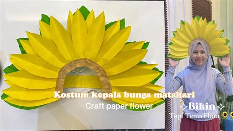 Tutorial Hiasan Kepala Karnaval Diy Craft Ideas Diy Costum Flower