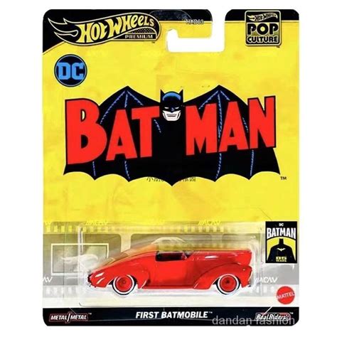 Hot Wheels carro cultura Batman retro pneu de borracha fundo de ferro simulação modelo de