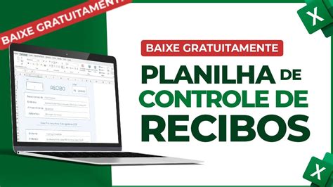 Planilha Controle De Recibos Imprimir Recibos No Excel Download