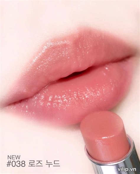 Son Dưỡng Dior Addict Lip Glow 038 Rose Nude Màu Hồng Đất Vilip Shop Mỹ phẩm chính hãng