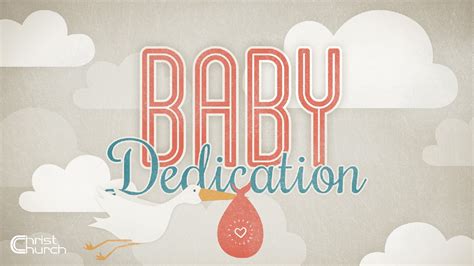 Baby Dedication Sunday Christ Church Port Orange