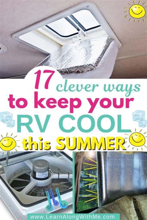 21 simple tips on How to keep your RV cool in Summer - Learn Along with Me