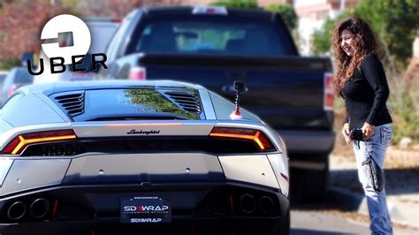 Picking Up Uber Riders In My Lamborghini Huracan Youtube