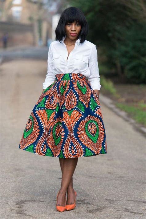 30 Ways To Rock Your Ankara Skirts Isishweshwe