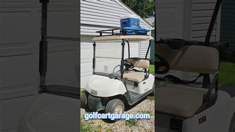 Ezgo Rxv Roof Rack Before And After Golf Cart Garage Youtube