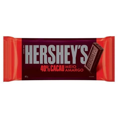 Barra De Chocolate Meio Amargo Cacau Hershey S Pacote G No Shoptime