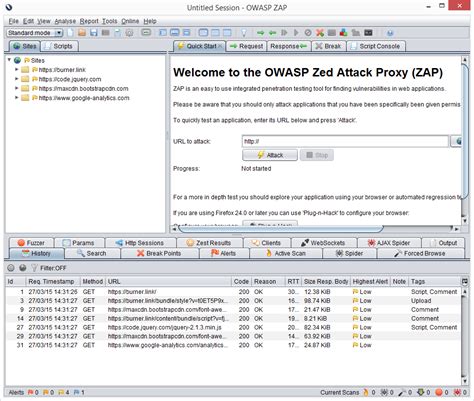 Method Development Owasp Zap Passive Scanning Get Started