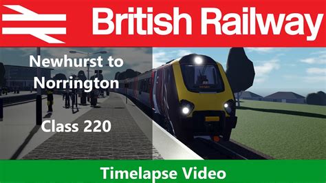 Roblox British Railway Newhurst Norrington Class Youtube