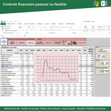 Planilha De Controle Financeiro Pessoal