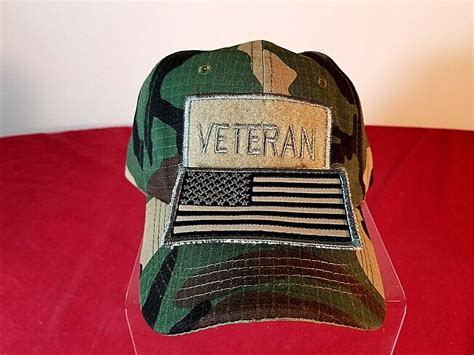 Camo US American Flag Removable Patch Tactical Operator Ball Cap Hat EBay