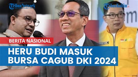 Survei ASI Heru Budi Masuk Bursa Cagub DKI 2024 Bersaing Dengan Anies