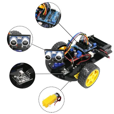 Smart Robot Car 2wd Chassis Kit With Tutorial For Arduino For Uno Aliexpress