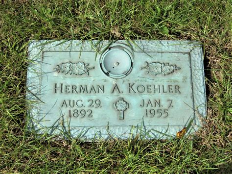 Herman August Koehler 1892 1955 Find A Grave Memorial