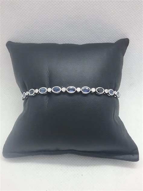 Bracelet Saphirs Diamants Pernet Joaillier Bijouterie