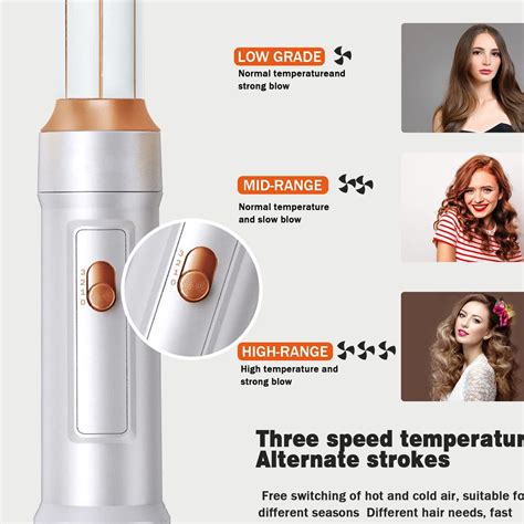 6 In 1 Hot Air Brush 2023 Ionic Hair Styling Tool Set White Gold Buy Now With Express