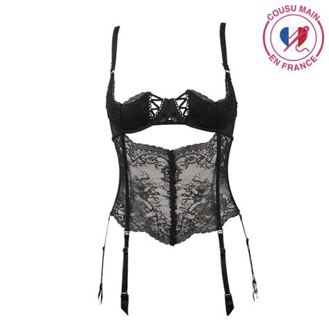 Guêpière Demi Seins Capeline LUXXA Body House Sex Shop en ligne