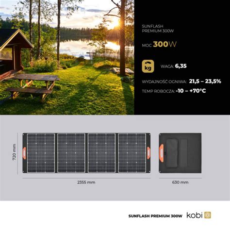 Fotowoltaiczny Panel Przeno Ny Sunflash W Kobi Hurtownia