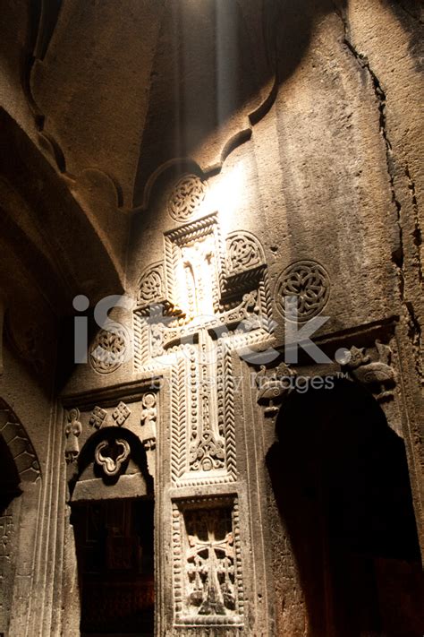 Light Inside The Geghard Monastery Stock Photo | Royalty-Free | FreeImages