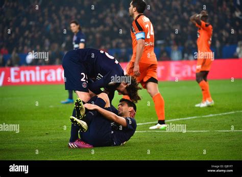 Javier PASTORE Adrien RABIOT 20 03 2015 Paris Saint Germain Lorient