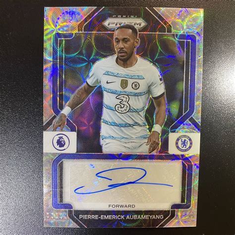 2022 23 Panini Prizm Epl Pierre Emerick Aubameyang Silver Choice