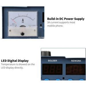 Kaisi K 863D 3 In 1 SMD Hot Air Soldering Rework Station With 3A DC Power Supply Martview