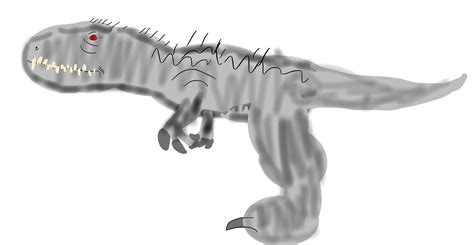 My Drawing Of Indominus Rex By Zackgodzillafan2008 On Deviantart