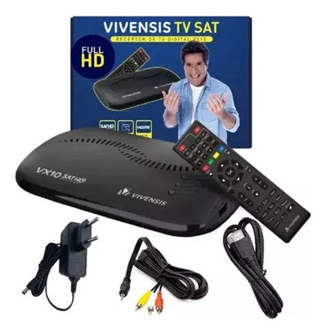 Receptor Digital Multim Dia Vivensis Tv Hd Sat Vx Parcelamento Sem