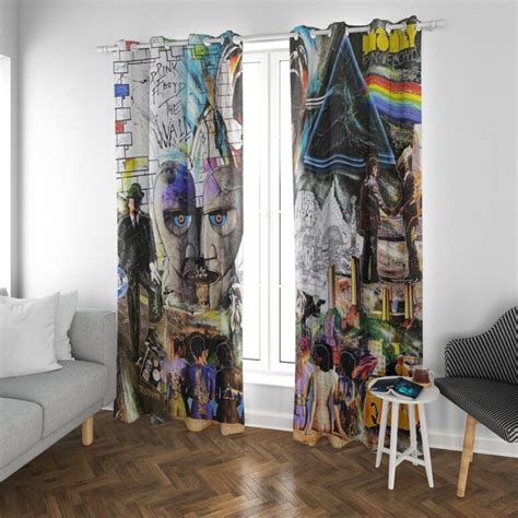 Pink Floyd Window Curtains Pink Floyd Psychedelic Rock Album Cover