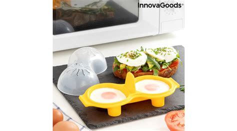 Cozedor De Ovos Duplo De Silicone Oovi InnovaGoods