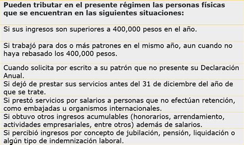 Isr Persona Física Por Salarios Y Actividades Empresariales