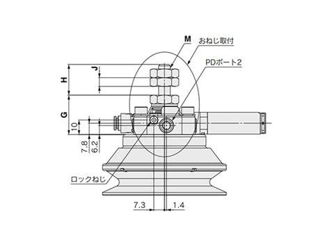 Vacuum Pad With Ejector Zhp Series Smc Misumi Thailand