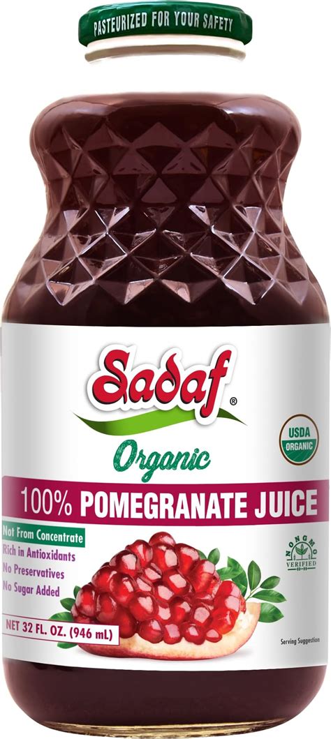 Amazon Sadaf Organic Pomegranate Juice 100 Pure Pomegranate