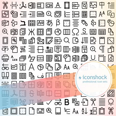 Windows 10 Text Icons Iconshock