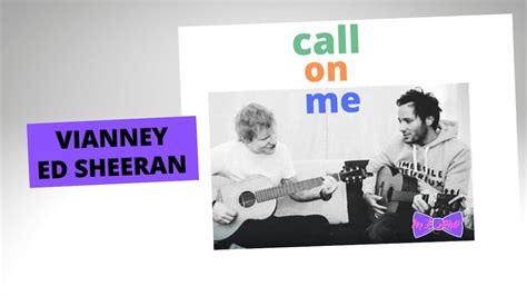 Call On Me VIANNEY ED SHEERAN YouTube