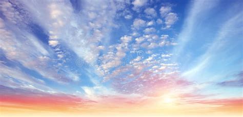 627 Sunrise Summer Sky Panorama Sunrise Summer Sky Panorama Art Air