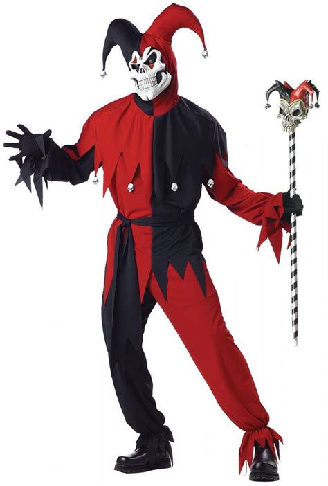 Clown Costume Jester Evil Men 42 44