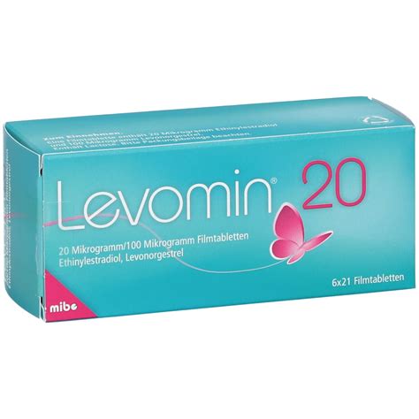 Levomin 20 20 µg/100 µg 6x21 St mit dem E-Rezept kaufen - Shop Apotheke