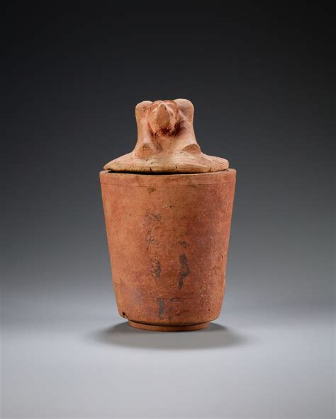 Canopic Jar With Baboon Head Late Period The Metropolitan Museum Of Art