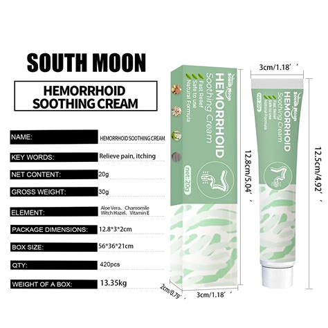 South Moon Plant Herbal Hemorrhoid Ointment Pain Soothing Anal Bleeding Swelling Anal Fissure